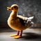 Lovely duck made out of wool - ai generated image