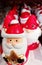 Lovely and exquisite Santa Claus doll