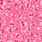Lovely hand drawn Valentine\\\'s Day seamless pattern, cute decorated doodle hearts, great for textiles, banners, wallpapers,