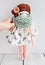 Lovely handmade fabric doll