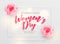 Lovely happy women`s day international celebration background