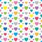 Lovely hearts collection background