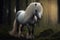 Lovely Icelandic horse or pony in the forest