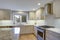 Lovely kitchen room with kitchen island