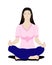 Lovely lady meditation