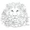 Lovely lion coloring page