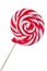 Lovely lollipop on white