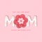 lovely mother s day background with papercut flowers vector illustration