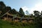 Lovely pairs of wooden cottages in Northern Thailand