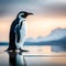 Lovely penguin - ai generated image