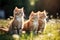 Lovely Pet Cats Showcasing Cuteness. AI Generated