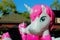 Lovely Pink Unicorn horse toy