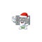 A lovely Santa wacom mascot picture style with ok finger