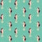 Lovely Seahorse Seamless Pattern