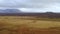 Lovely slow aerial drone shot of Icelandic landscape.