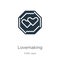 Lovemaking icon vector. Trendy flat lovemaking icon from traffic signs collection isolated on white background. Vector