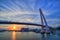 Lover Bridge of Tamsui Fisherman\'s Wharf, Sunset