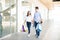 Lovers With Bags Spending Weekend Shopping In Mall