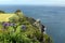 Lovers in a garden house near the old lighthouse in Nordeste