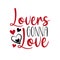 Lovers gonna love- calligarphy text wuth hearts.