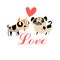 Lovers graphics funny puppies