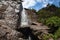 Lovers leap waterfall in Nuwara Eliya, Sri Lanka