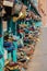 Lovers padlocks on Tumski Bridge