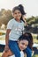 She loves playing in the park. Cropped portrait of a mother bonding with her daughter outdoors.