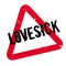 Lovesick rubber stamp