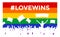 Lovewins LGBT Cheering Crowd