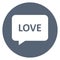 Loving chat, chat bubble Isolated Vector Icon which can be easily modified or edited