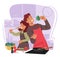 Loving Mother And Her Excited Daughter Happy Family Character Joyfully Cook Side By Side, Sharing Laughter