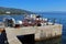 Lovran harbor, Adriatic coast, Kvarner bay, city details, Croatia