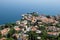 Lovran panoramic air photo in Croatia