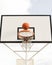 low angle basketball hoop. High quality photo