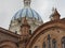 Low angle close up of New Cathedral of Cuenca Ecuador