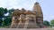 Low angle of  Narayanpal Temple, Narayanpal, Chhattisgarh, India. Vishnu Temple constructed Circa 11th century.