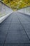 Low Angle Perspective of Empty Foot Bridge - vertical.