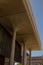 Low angle shot of columns of a building in Honolulu, Hawaii, USA