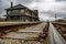 Low Angle Shot Of The Historic Stratford, Ontario, Canada Train Station