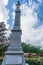 Low angle shot of monument dedicated to Confederate Civil War troops at Ocala Marion County Veteran`s Memorial Park, vertical - Oc