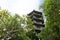 Low angle shot of the Pagoda temple, Marble mountains, Vietnam