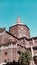 Low angle shot of the Pavia Cathedral in Pavia, Italy