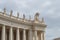 Low angle shot of statues of saints on the Cathedral at St. Peter\\\'s Square in Vatican