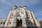 Low angle view of Alexander Nevsky Cathedral against cloudy sky, Tallinn, Estonia, Europe