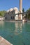 Low angle view of balikligol, Urfa. HALL`R-RAHMN mosque