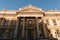 low angle view of beautiful classical building with columns