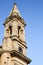 Low angle view of bell tower of a cathedral