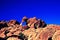 Low Angle View Of Cliff Against Sky IN Valley of fire,nevada state,america