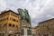 Low angle view of Equestrian Monument of Cosimo I in Florence, I